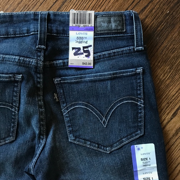 Levi's 535 Legging Skinny Jean Size 1 - Picture 5 of 7